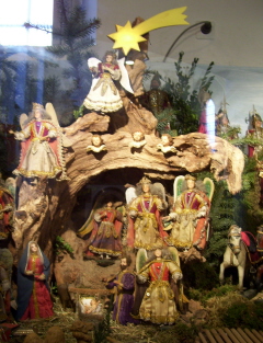 Foto der Krippe in St. Stephan in Mindelheim