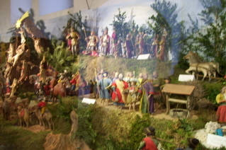 Foto der Krippe in St. Stephan in Mindelheim