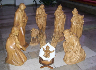Foto der Krippe in St. Leonhard in M&uuml;nchen