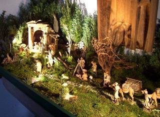 Foto der Krippe in St. Raphael in M&uuml;nchen-Moosach