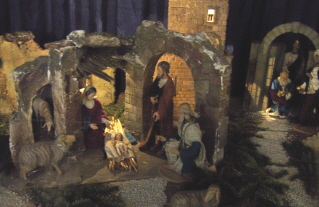 Foto der Krippe in St. Sebastian in M&uuml;nchen-Schwabing