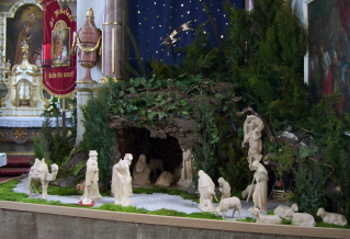 Foto der Krippe in St. Nikolaus in Hegelhofen